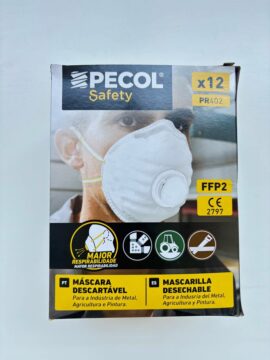 MASQUES FFP2 AVEC VALVE 12 UNITES