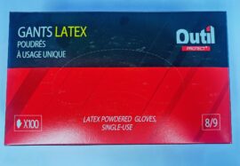 BOITE DE GANTS 100 LATEX 8 / 9